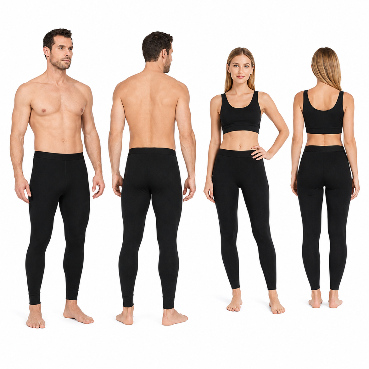 Apatinės kelnės TERMO UNISEX moterims ir vyrams Namaldi 170 juodos Apatinės kelnės TERMO UNISEX moterims ir vyrams Namaldi 170 juodos