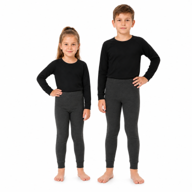 Apatinės TERMO kelnės mergaitėms ir berniukams OZKAN THERMAL KIDS 30312 pilka TIK 122-128 dydis
