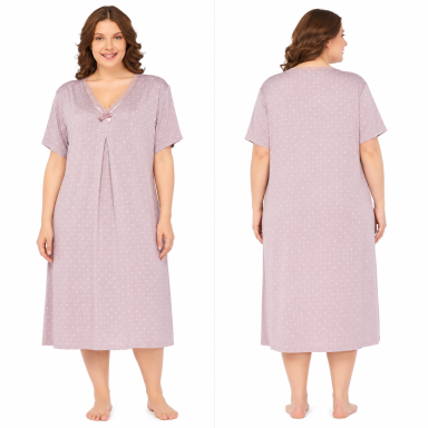 Didelio dydžio moteriški viskoziniai naktiniai Cotpark 12082 6XL-8XL Didelio dydžio moteriški viskoziniai naktiniai Cotpark 12082 6XL-8XL