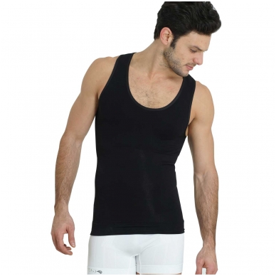 Figūrą formuojantys vyriški marškinėliai Formeasy 3000 balti