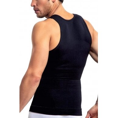 Figūrą formuojantys vyriški marškinėliai Formeasy 3000 juodi