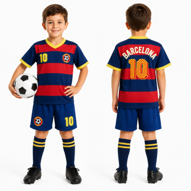 Futbolo apranga vaikams 2-14 metų S-Sports Barcelona raudona/mėlyna Futbolo apranga vaikams 2-14 metų S-Sports Barcelona raudona/mėlyna