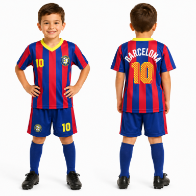 Futbolo apranga vaikams 2-14 metų S-Sports Barcelona raudona/mėlyna Futbolo apranga vaikams 2-14 metų S-Sports Barcelona raudona/mėlyna