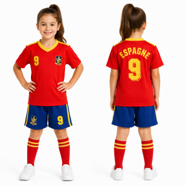 Futbolo apranga vaikams 2-14 metų S-Sports ISPANIJA raudona, melyna Futbolo apranga vaikams 2-14 metų S-Sports ISPANIJA raudona, melyna