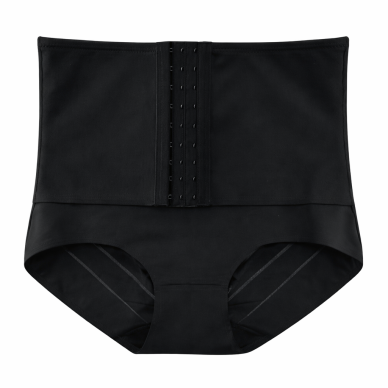 Lazeriu kirptos liekninančios kelnaitės-korsetas aukštu juosmeniu.  Tress 6013W juoda Tik L-XL dydis