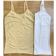 Apatiniai marškinėliai liemenėlė žindymui modalas Belinay 990 kūno/smėlio
