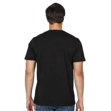 Laisvi, šukuotinės medvilnės marškinėliai vyrams Ozkan 12420  juodi. Dydžiai L- 3XL