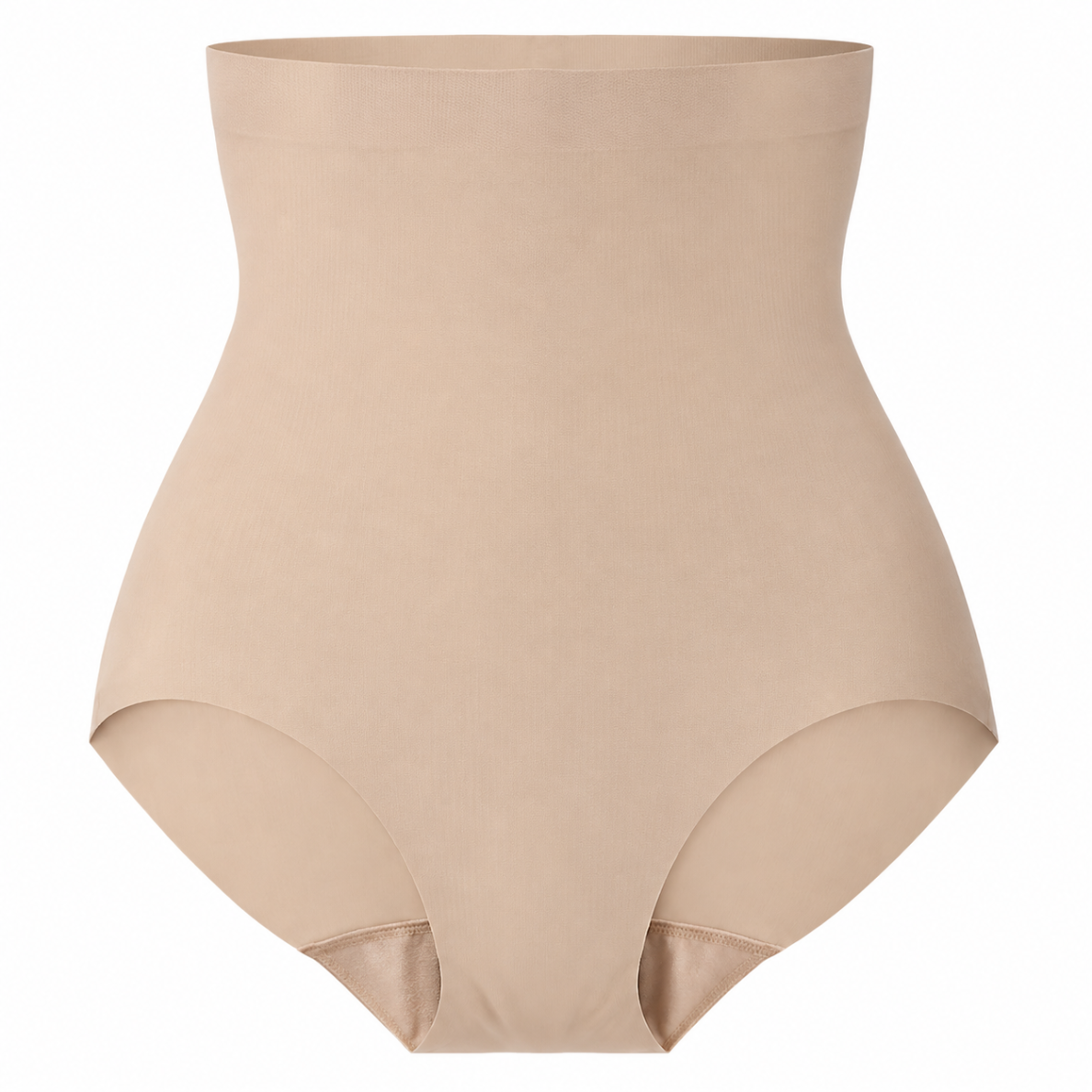 OUNO T66018 aukšto liemens modeliuojančios kelnaitės XL-5XL-smėlio 1