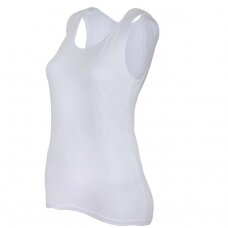 Moteriški marškinėliai plačiomis petnešomis Belinay 953 balta