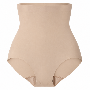 OUNO T66018 aukšto liemens modeliuojančios kelnaitės XL-5XL-smėlio