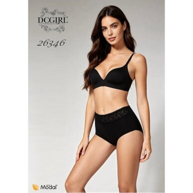 Moteriškos kelnaitės su nėriniais DCGirl 26346 komplektas 3 vnt. 1
