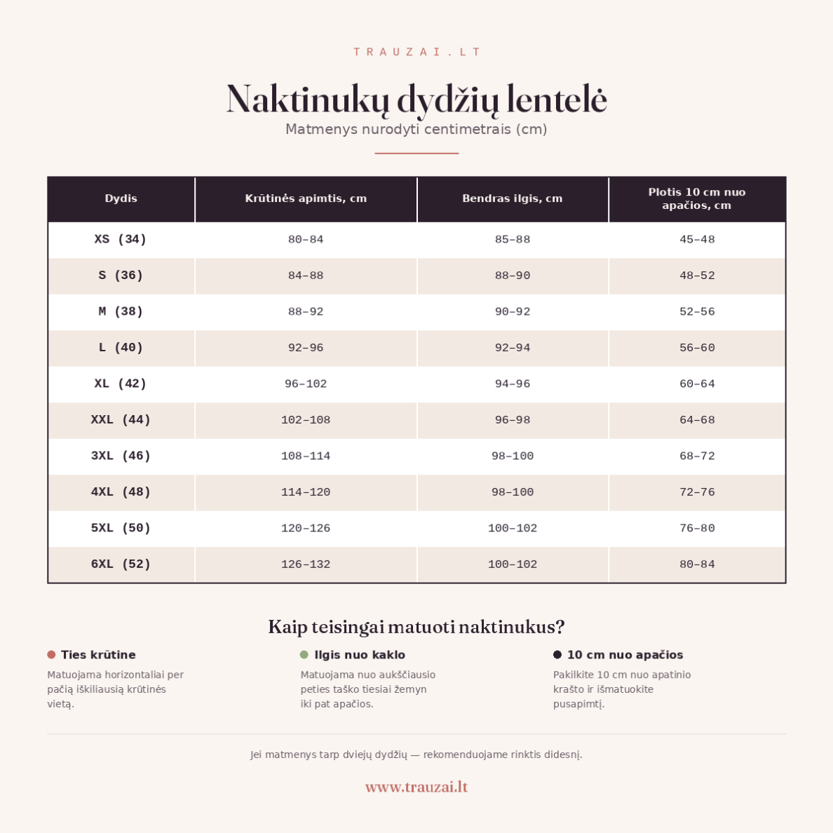 Naktiniai marškinėliai su taškeliais ir nėriniuota iškirpte Speckled & Stone 6340 2