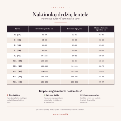 Naktiniai marškinėliai su taškeliais ir nėriniuota iškirpte Speckled & Stone 6340 2