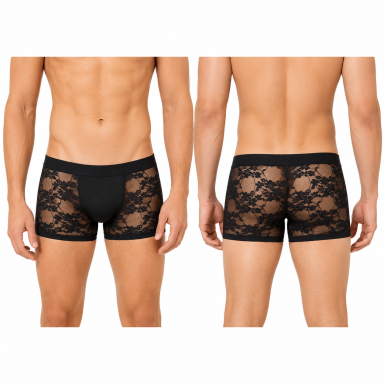 Elegantiški vyriški nėriniuoti bokseriai Doreanse 1952 (Sexy Lace Collection)
