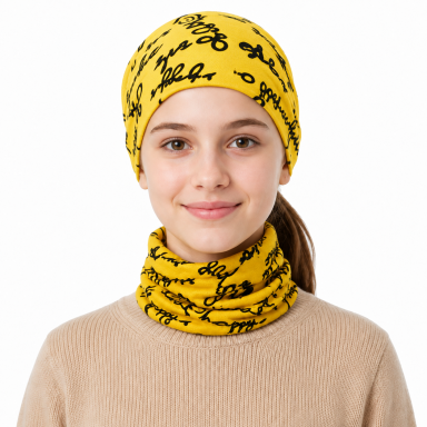 Šilta daugiafunkcė kaklaumautė šalikas, bandana, kepurė 2 vnt. komplektas