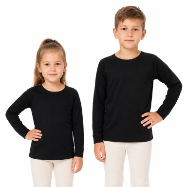 Juodi termo marškinėliai vaikams OZKAN - THERMAL KIDS 31790