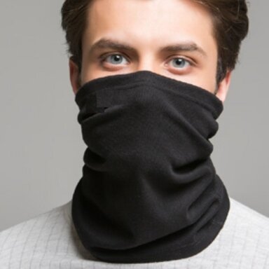 Kaklamautė, termo šalikas, tūba-kapišonas, ilgas THERMAL UNISEX DOREANSE 870-ILGAS juodas