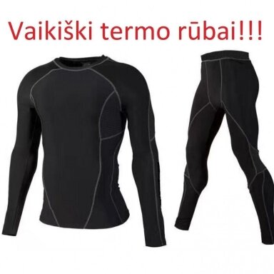 TERMO rūbai berniukams Vicnell 9041-1 juodi/pilki TERMO rūbai berniukams Vicnell 9041-1 juodi/pilki