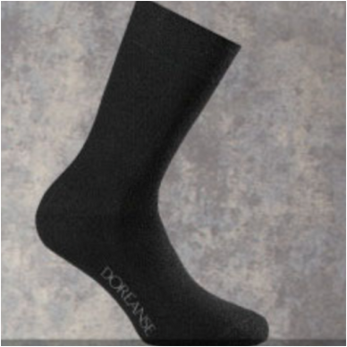 Termo kojinės moteriškos labai plonos (dydis 36-39) THERMAL UNISEX DOREANSE 800d juodos. 2 poros. 1