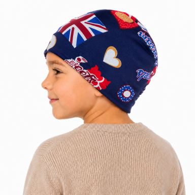 Vaikiška šilta daugiafunkcė kaklaumautė šalikas, bandana, kepurė 2 vnt. komplektas