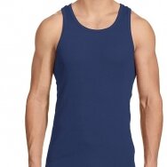 Vyriški apatiniai marškinėliai su elastanu be rankovių Namaldi- Priemjer 184 mėlyni