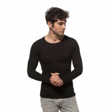 Vyriški apatiniai marškinėliai ilgomis rankovėmis  Ozkan 0266 juodi