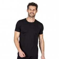 Vyriški apatiniai marškinėliai Modalo trumpomis rankovėmis Ozkan 11144 juodi