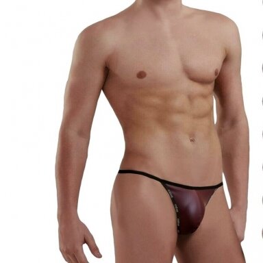 Vyriški G-string tipo raudoni stringai Doreanse 1326 (Flashy Wetlook)