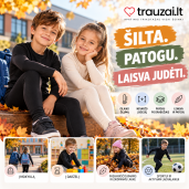 Vaikiški termo rūbai, šiltas apatinis trikotažas
